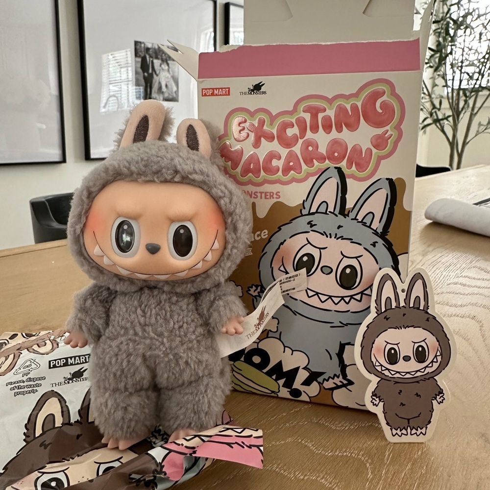 POP MART The Monsters - Exciting Macaron Sesame Bean Labubu